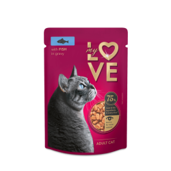 MY LOVE KOT karma mokra z rybą w sosie 85g
